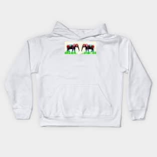 Two Elephants Kids Hoodie